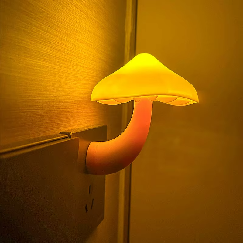 Lampe de chevet Champignon à prise murale